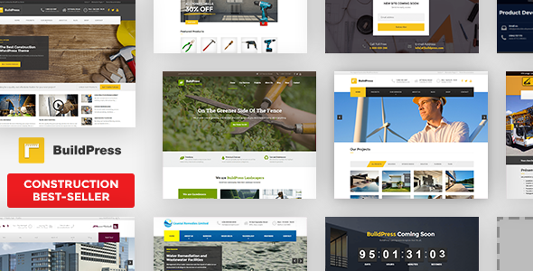 BuildPress — Multi-purpose Construction and Landscape WordPress Theme