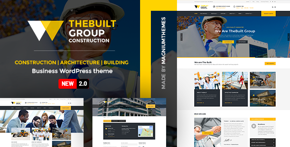 TheBuilt - Construction and Architecture WordPress theme