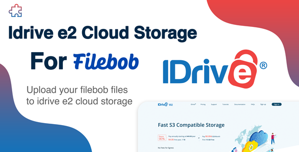 Idrive E2 Cloud Storage Add-on For Filebob