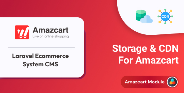 Storage & CDN add-on | AmazCart Laravel Ecommerce System CMS