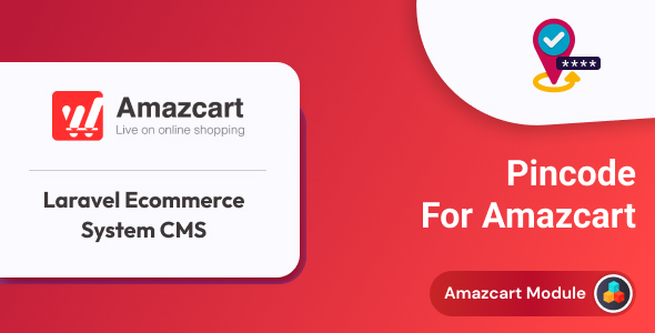 Pincode Checker | AmazCart Laravel Ecommerce System CMS