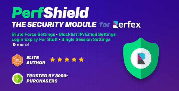 PerfShield - The powerful security toolset for Perfex CRM