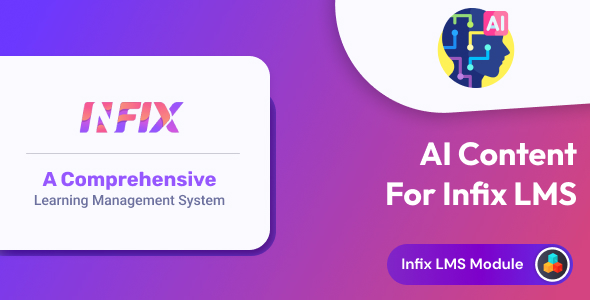 AI Content add-on | Infix LMS Laravel Learning Management System