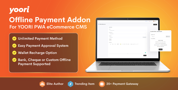 Offline Payment Addon for YOORI eCommerce CMS