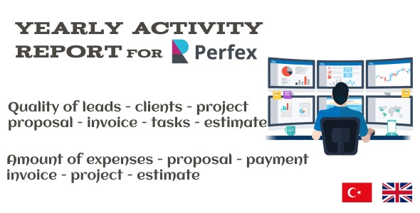 Yearly Activity Report For Perfex CRM