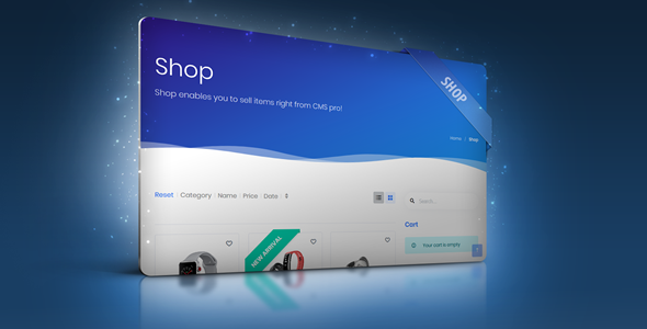 Shop Module for CMS pro