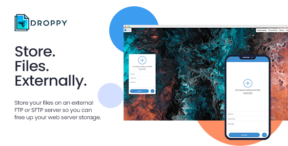 FTP - Droppy online file transfer and sharing