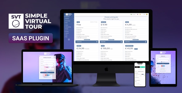 Simple Virtual Tour - SaaS Plugin