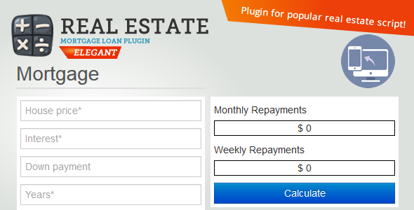 Real Estate Mortgage Loan Calculator