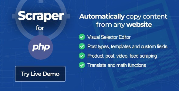 Scraper - Content Crawler PHP Edition