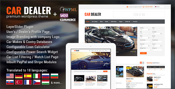 Car Dealership Automotive WordPress Theme – Responsive