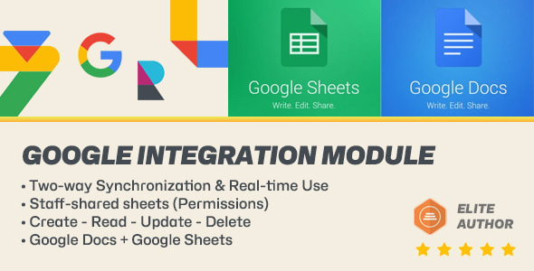 Google Workspace Integration module for Perfex CRM - Google Spreadsheets & Google Docs