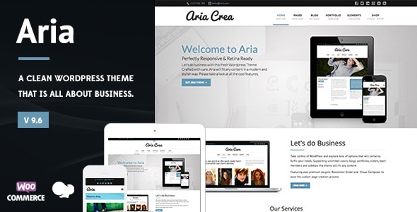 Aria - Pure Business WordPress Theme