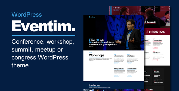 Eventim - Conference & Wedding WordPress Theme