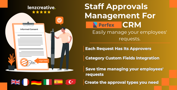 Staff Approvals Management For Perfex CRM