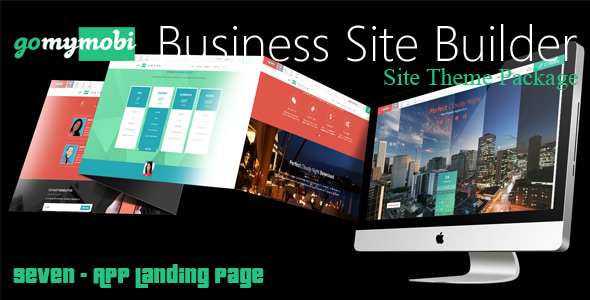 gomymobiBSB's Site Theme: Seven - App Landing Page