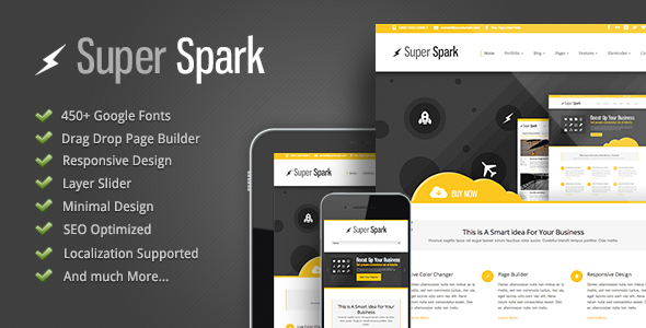 Super Spark - Responsive Minimal WordPress