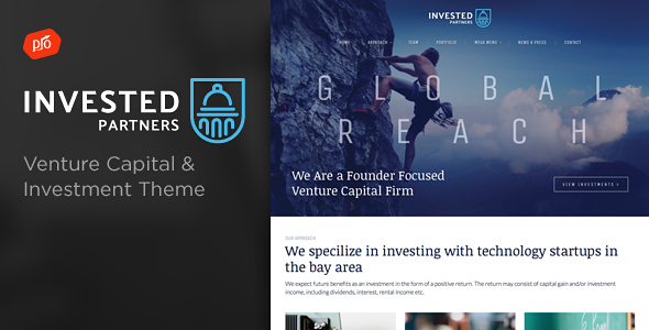 Invested - Venture Capital & Investment WordPress Theme