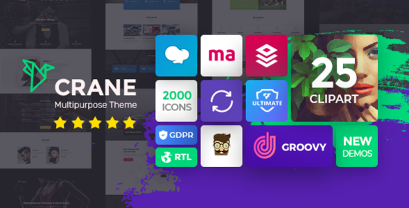 Crane - Responsive Multipurpose WordPress Theme