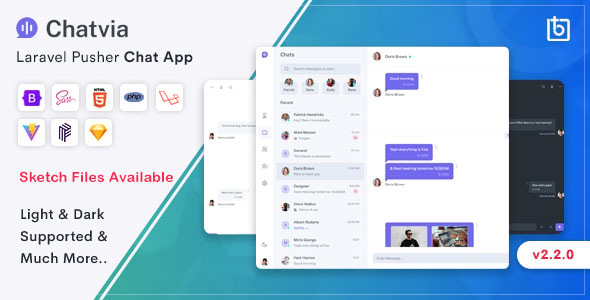 Chatvia - Laravel Pusher Chat App