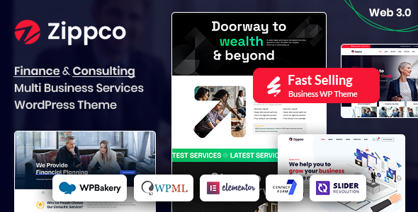 Zippco - Business and Finance Consulting WordPress Theme