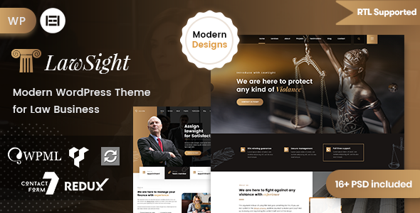 Lawsight - Law & Lawyer Theme