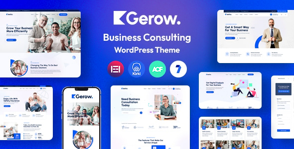 Gerow - Business Consulting WordPress Theme