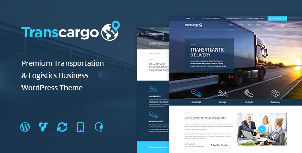 Transcargo - Transportation WordPress Theme for Logistics